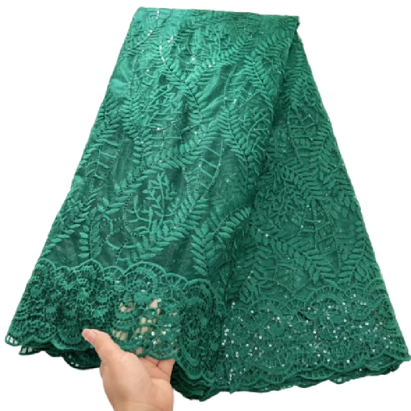 

Luxury African Sequined Wine Red Lace Fabric With Beads 2023 High Quality 5 Yards Nigerian Heavy Bead Embroidered Mesh Materials