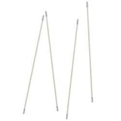 4pcs Chimney Brush Replacement Rods Dryer Vent Chimney Cleaning Tool Rods