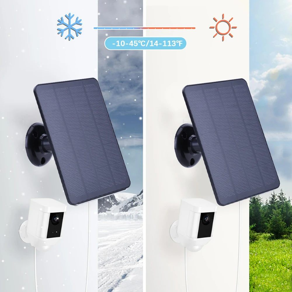 4W 5V Solar Panel for Ring Spotlight Camera/Ring Stick Up