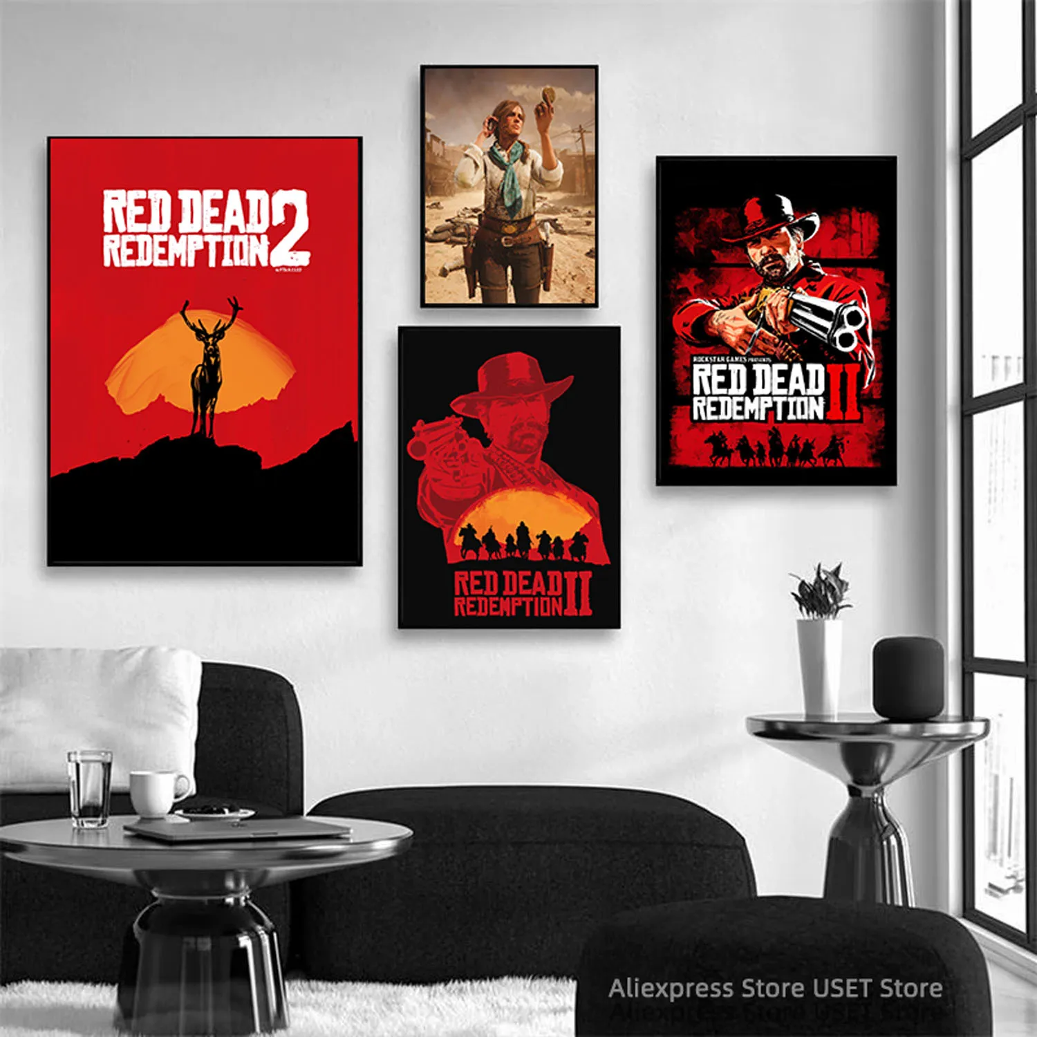 Mapa red dead 2 30X40 cm.