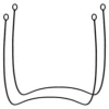 2 Pcs Headphone Anti-slip Lanyard Earphone Straps Neck Rope Cord Earplugs Lost Connected Buds Earphones Anti-lost 1