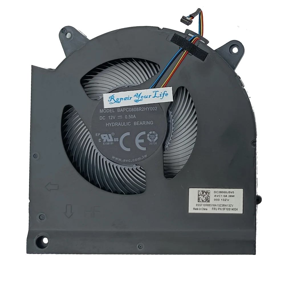 Ventilador de Refrigeração Portátil para Lenovo Legion 5f10s14024 s7 16iah7 82tf 16arha7 82ug Y9000x Ventilador Refrigerador Bapc0808r2hy002 2023 - Imagem 6