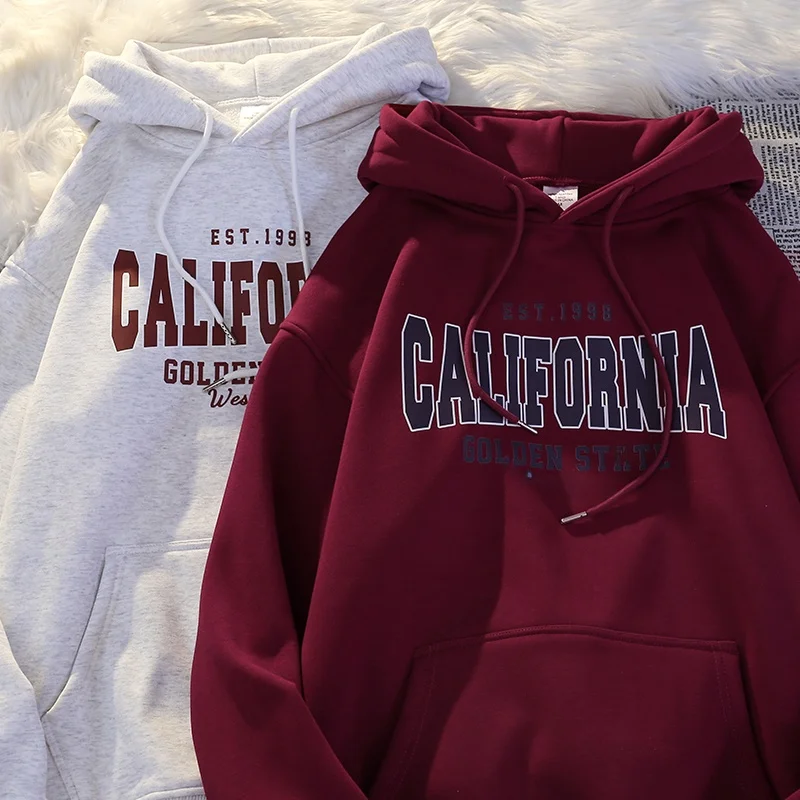 Burgundy fleece-lined heavyweight