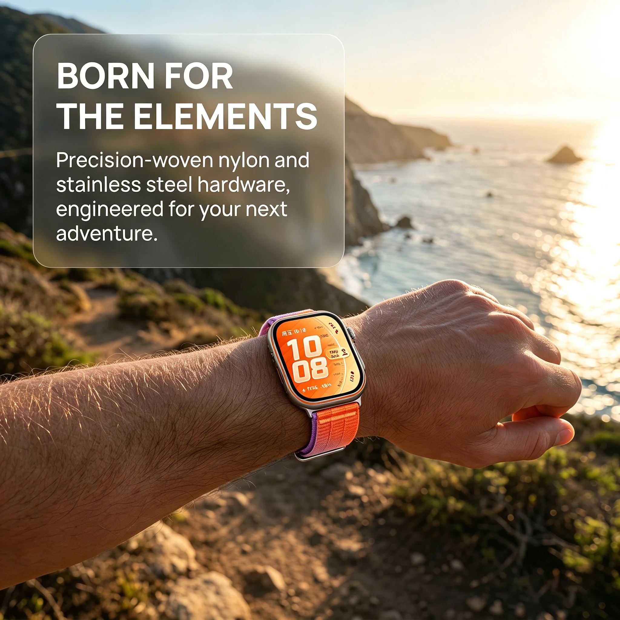 Premium Nylon Loop Band for Huawei Watch Fit - Sporty Smartwatch Accessory Strap