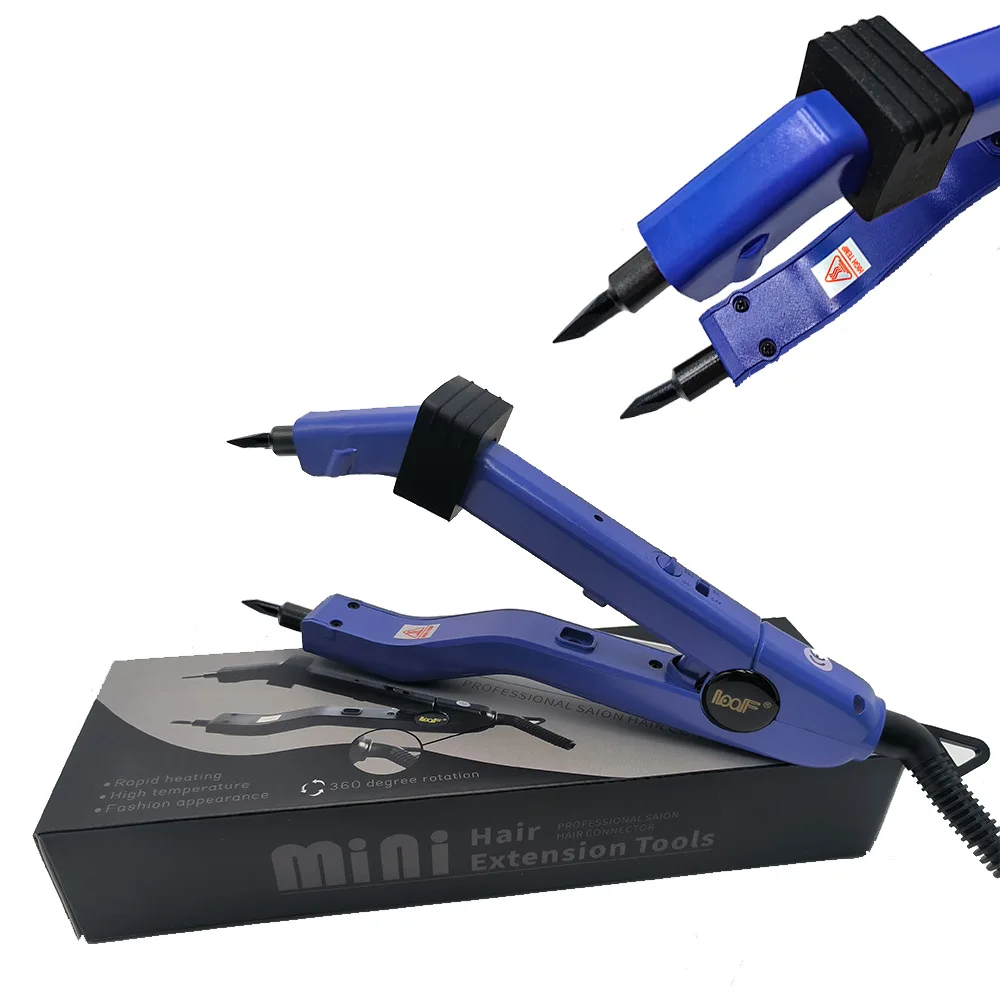 Malaika Sharp tip Keratin Bonding Tools Heating Hair Extension Iron Fusion Hair Adjustable Temperature Iron for Salon