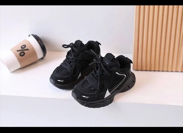 Kids Breathable Mesh Running Shoes - Casual Sneakers for Boys  Girls