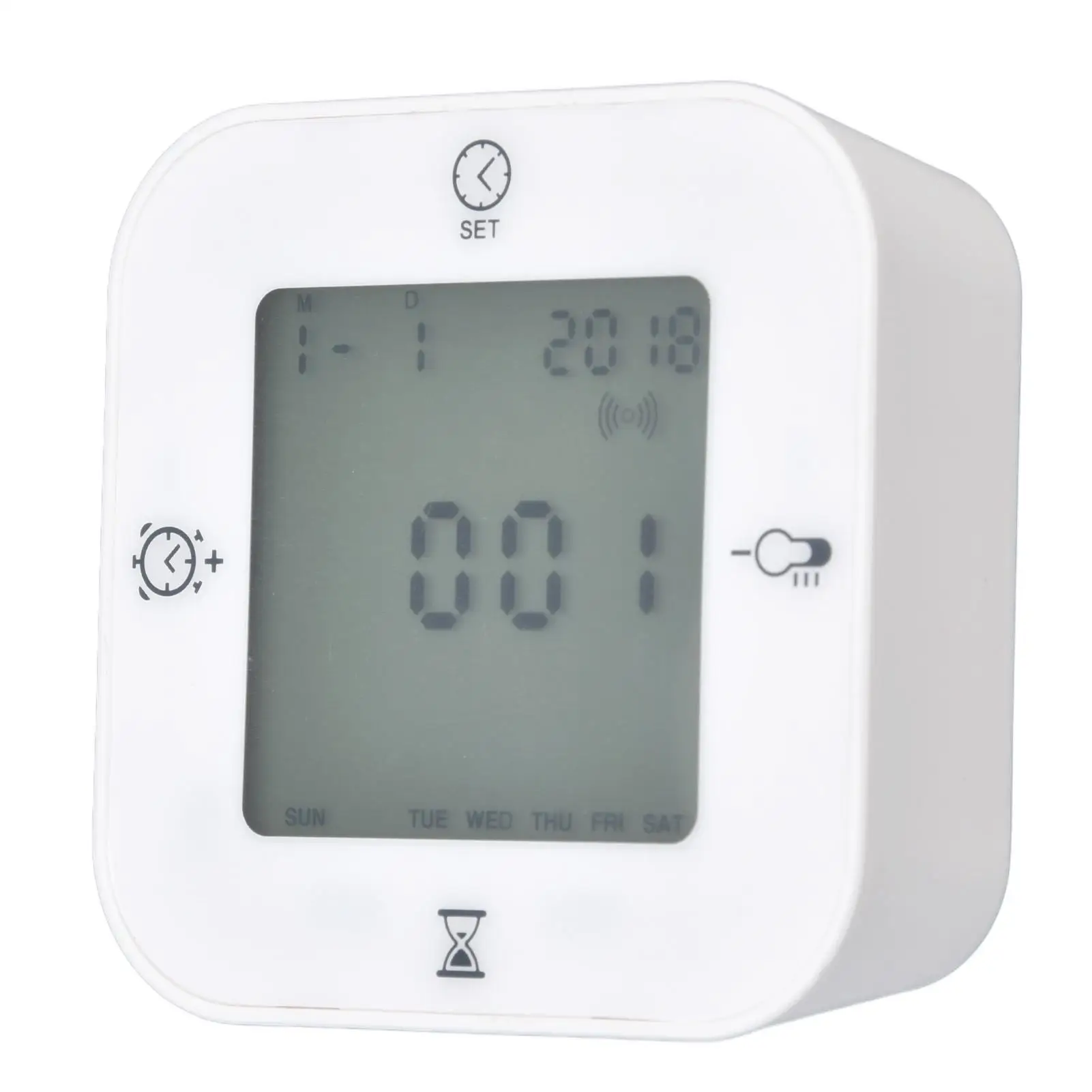 Digital Thermo Hygrometer for alarm Clock with Voice Control & Backlight-Gravity Sensor for temperature Display