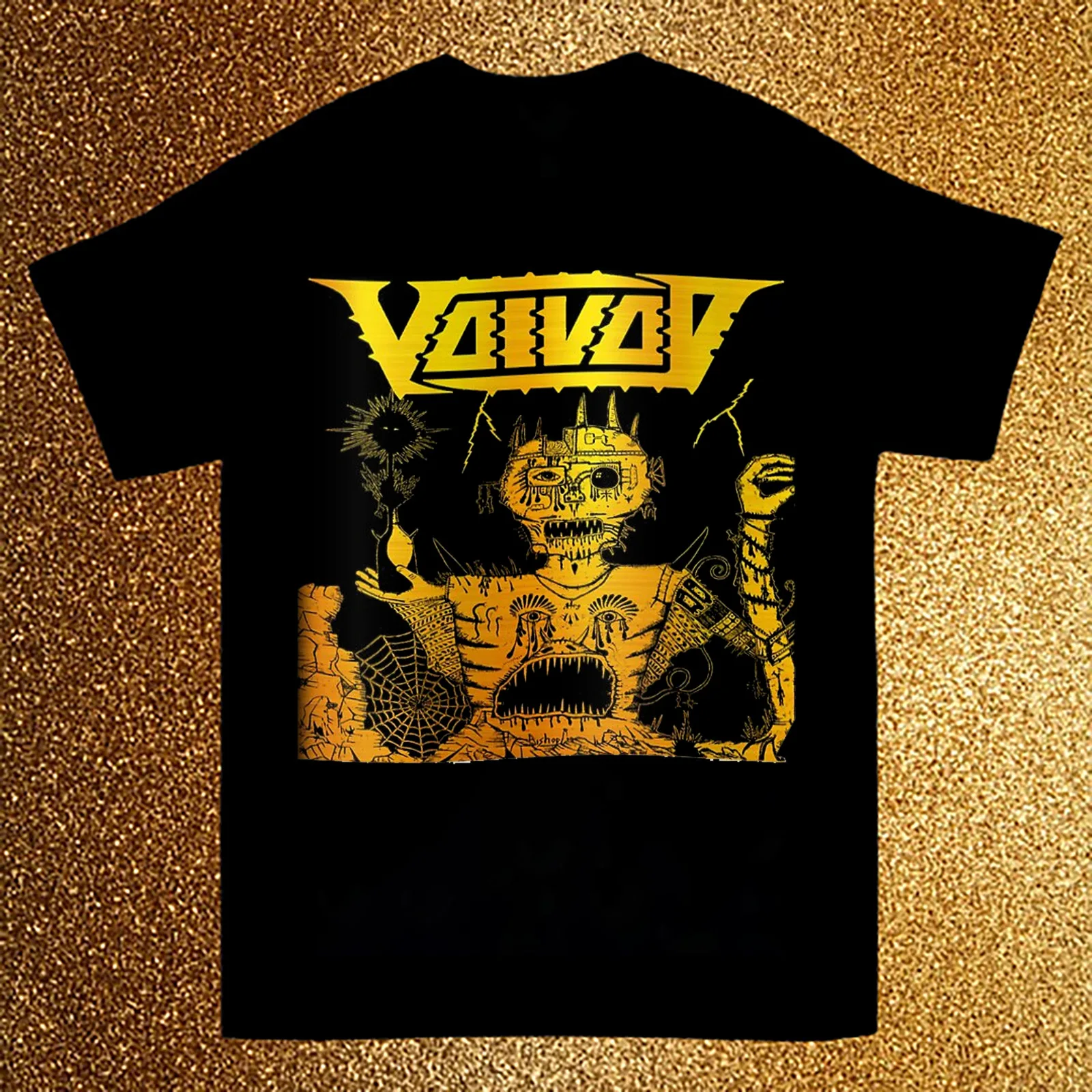 Ispirato Voivod Band Cotton Gift For Fan Black All Size T-Shirt Unisex Tma223