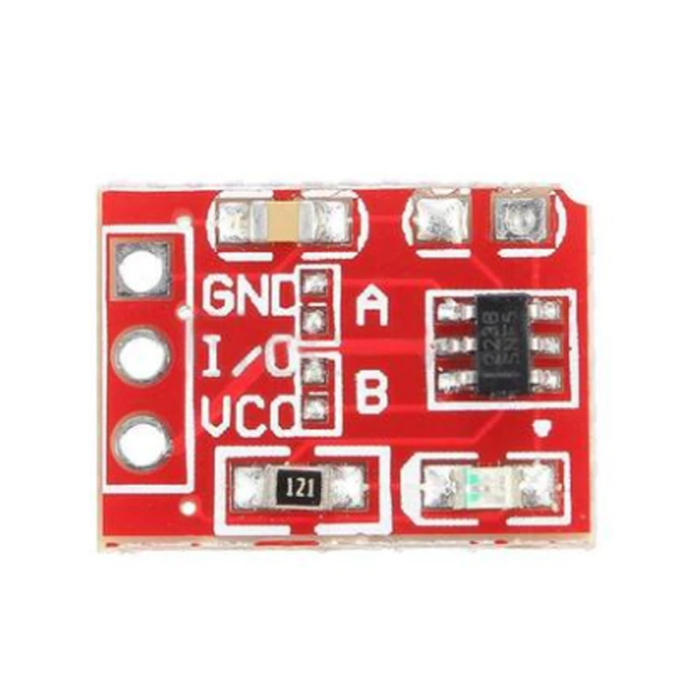 10 Pezzi Ttp223 Pulsante Interruttore Tattile Capacitivo Modulo Interruttori Capacitivi Autobloccanti