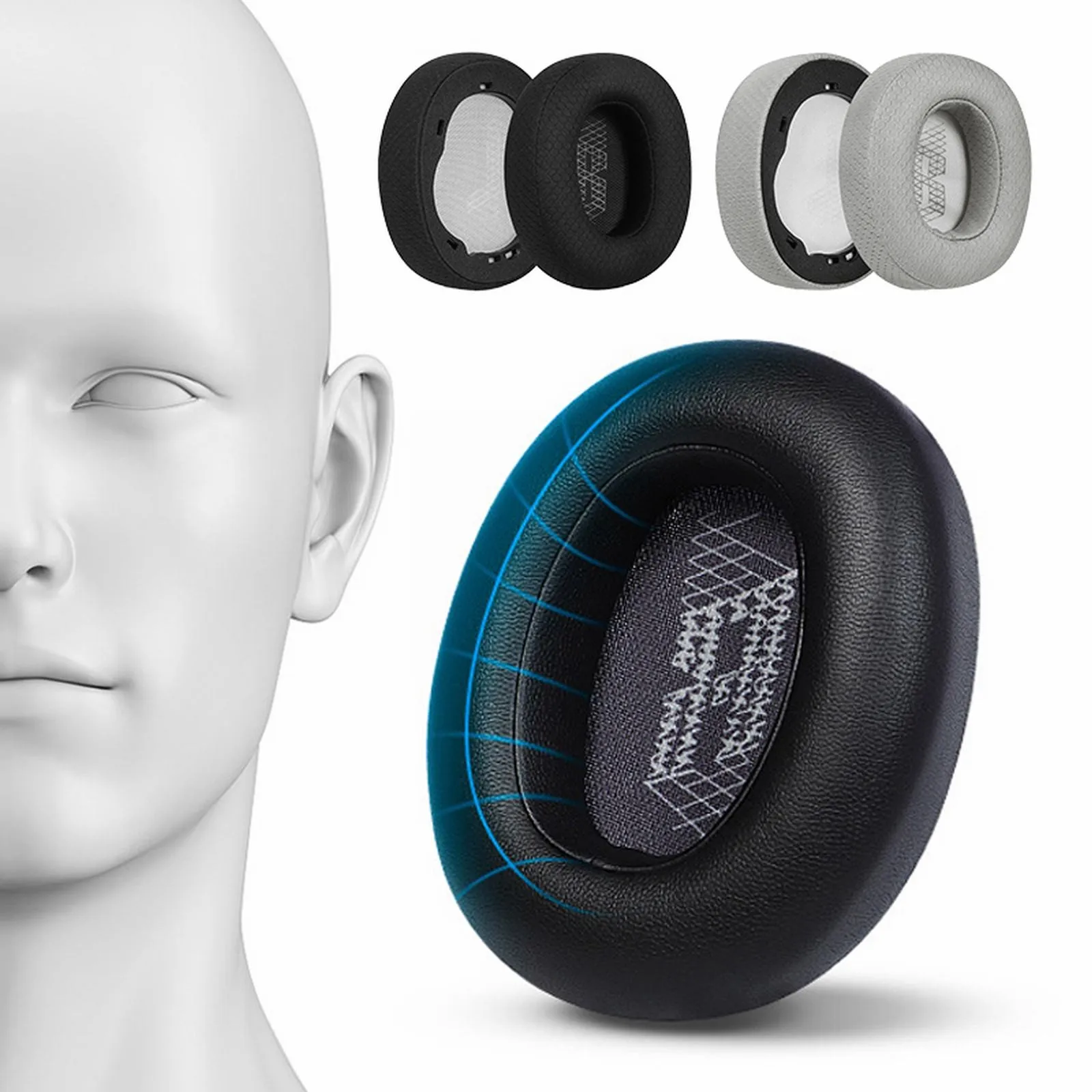 

Подходят для наушников JBL Live 650BTNC 660 E65BTNC с пенным покрытием