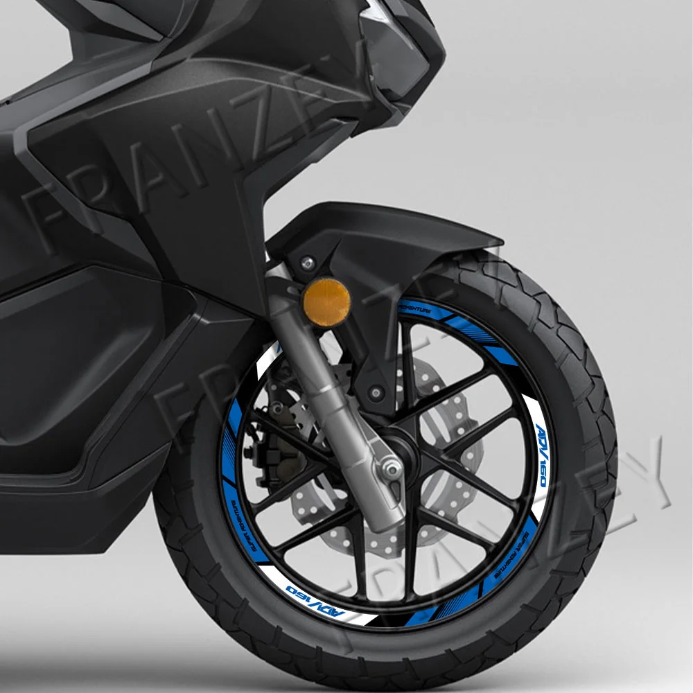 Фото Светоотражающие аксессуары для мотоциклов honda ADV160 adv 160, наклейка на колесо, наклейки на ступицу колеса, полосатая лента №4