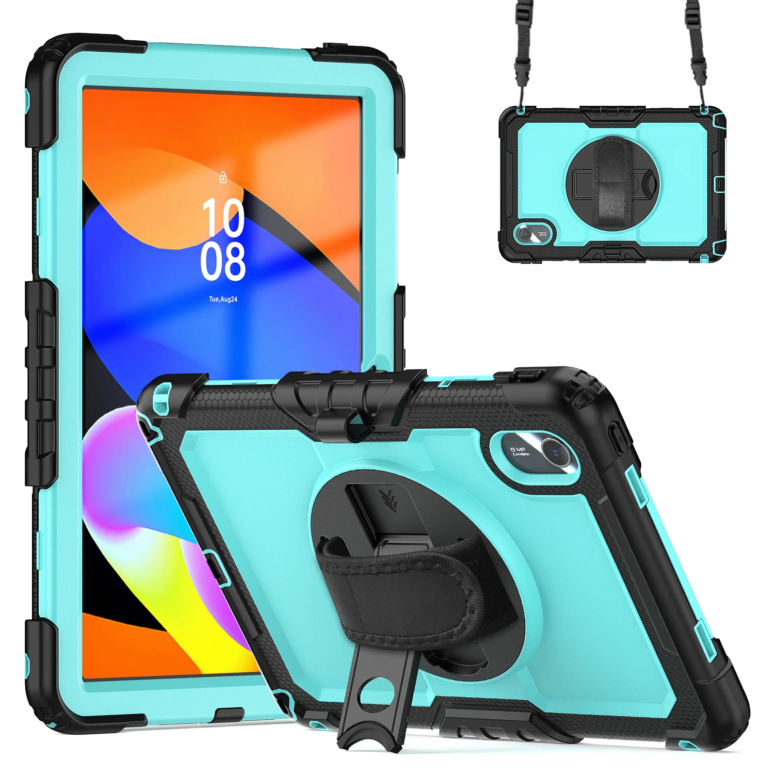 Universal Tablet Case with Screen Protector - Enhanced Protection and Style