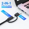 RSHTECH 7-Port Powered USB C Hub with 10Gbps USB-C 3.2 Ports Individual Touch Switches 5V/3A Power Adapter Laptop USB Splitter 4