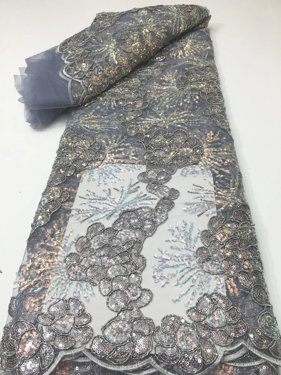 

Французская блестящая сетчатая кружевная ткань 2023, Высококачественная африканская кружевная ткань, нигерийская вышивка, тюль для женщин, кружевная ткань PYX2322