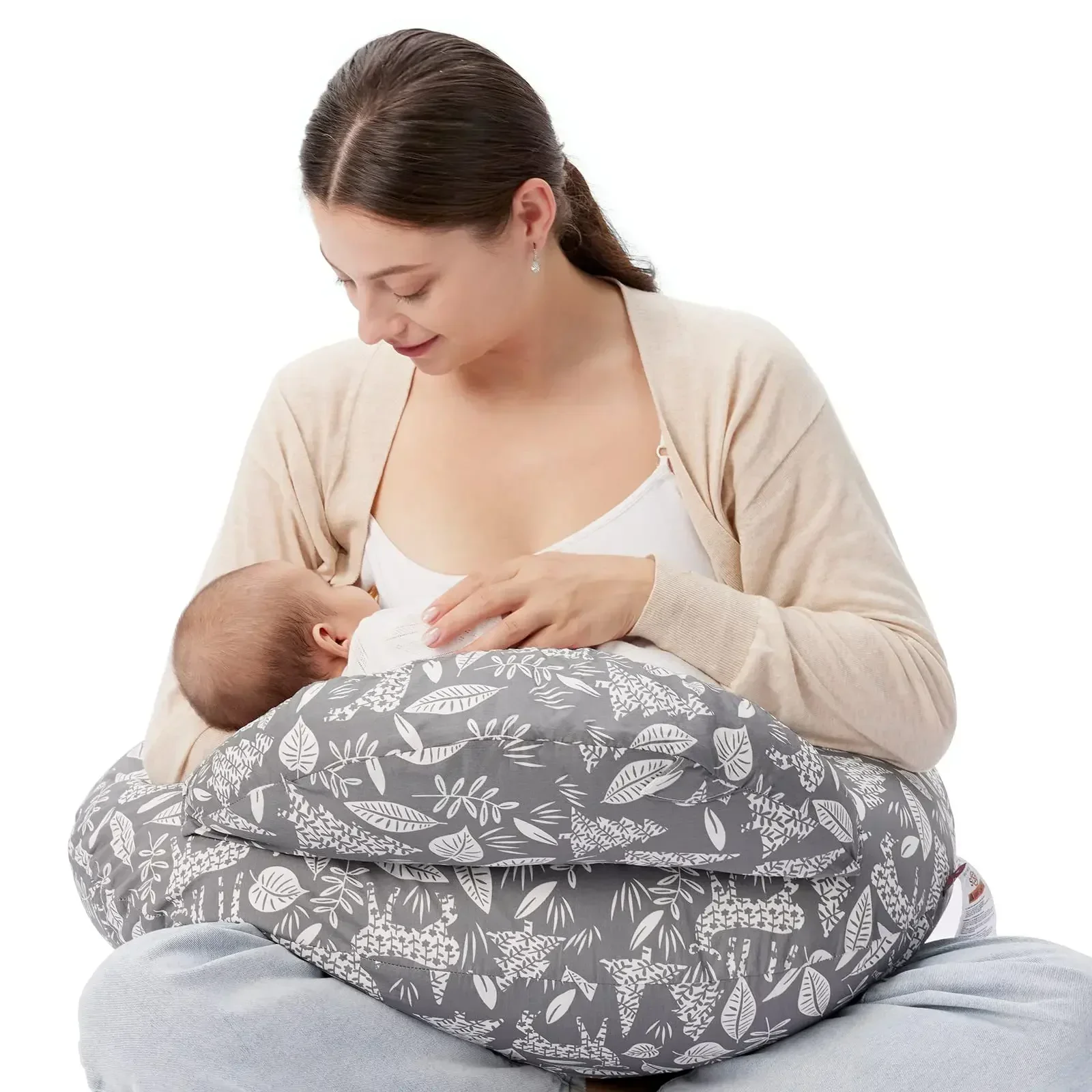 Baby Feeding Pillow Detachable Maternity Pillow Nursing Breastfeeding Bottle Feed Baby Support With Removable Cotton