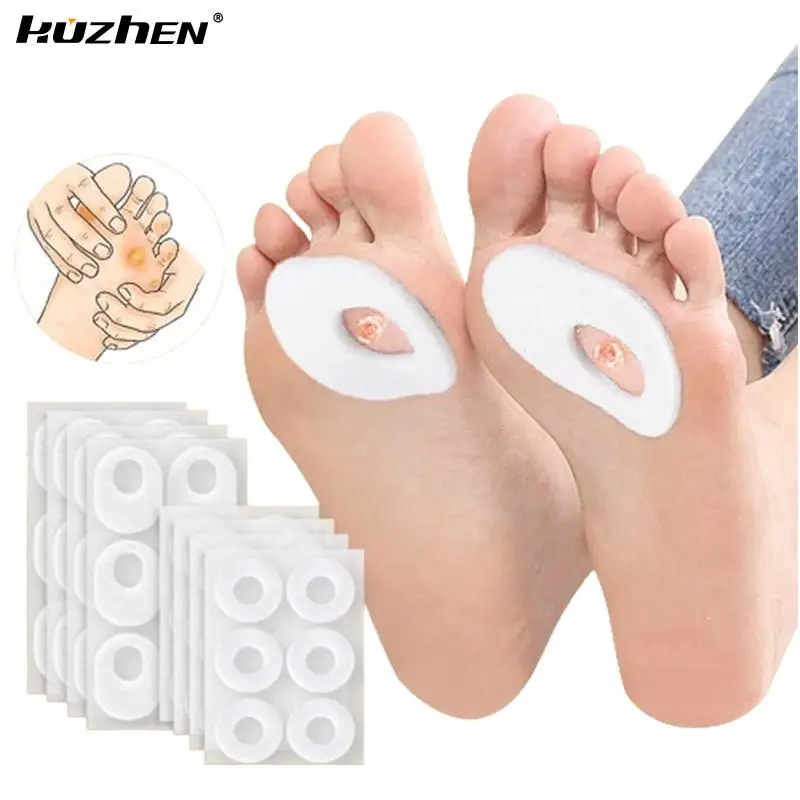 

6Pcs/Sheet Foot Corn Protectors Pads Foam Round Oval Self Adhesive Cushions Soft Heel Pad Toe Corn Callus Protectors Pads
