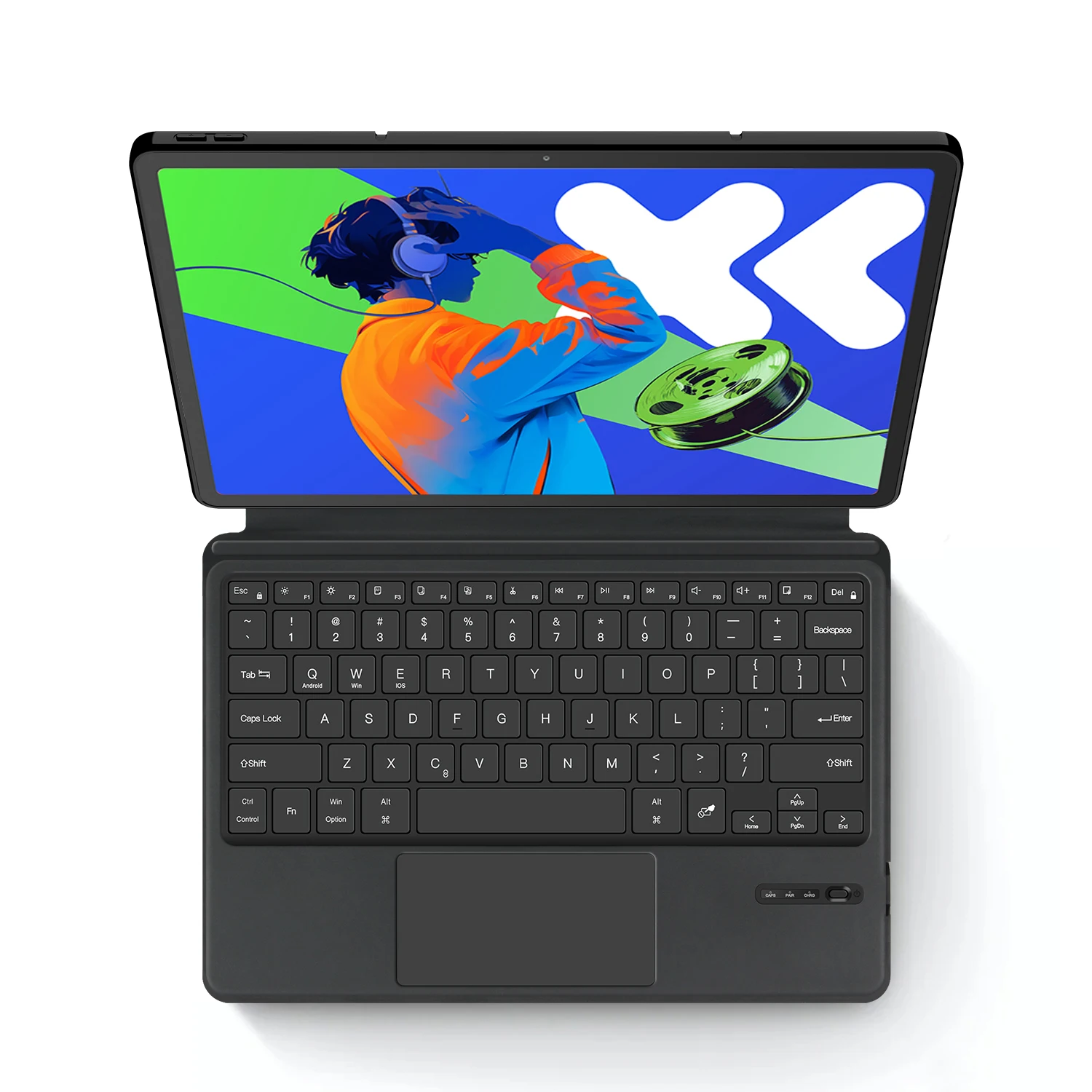 Enhanced Trackpad Keyboard Case with Protective Cover