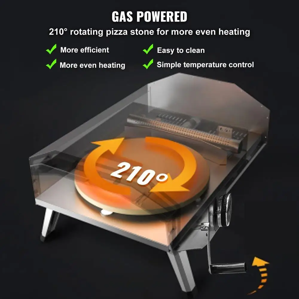 13 Inch Portable Gas Pizza Oven 5