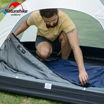 Naturehike Sleeping Bag LW180 Ultralight 3 Season Camping Hiking Sleeping Bags Outdoor Portable Waterproof Cotton Sleeping Bag 6