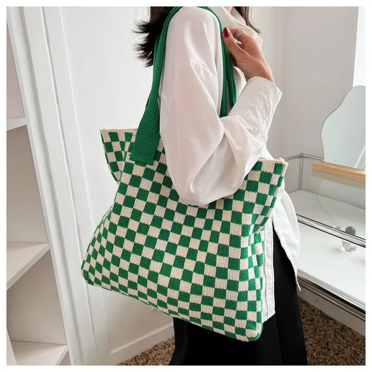 Y2K Fashion Bright Green Letter Weekender Duffel Travel Bag,Large