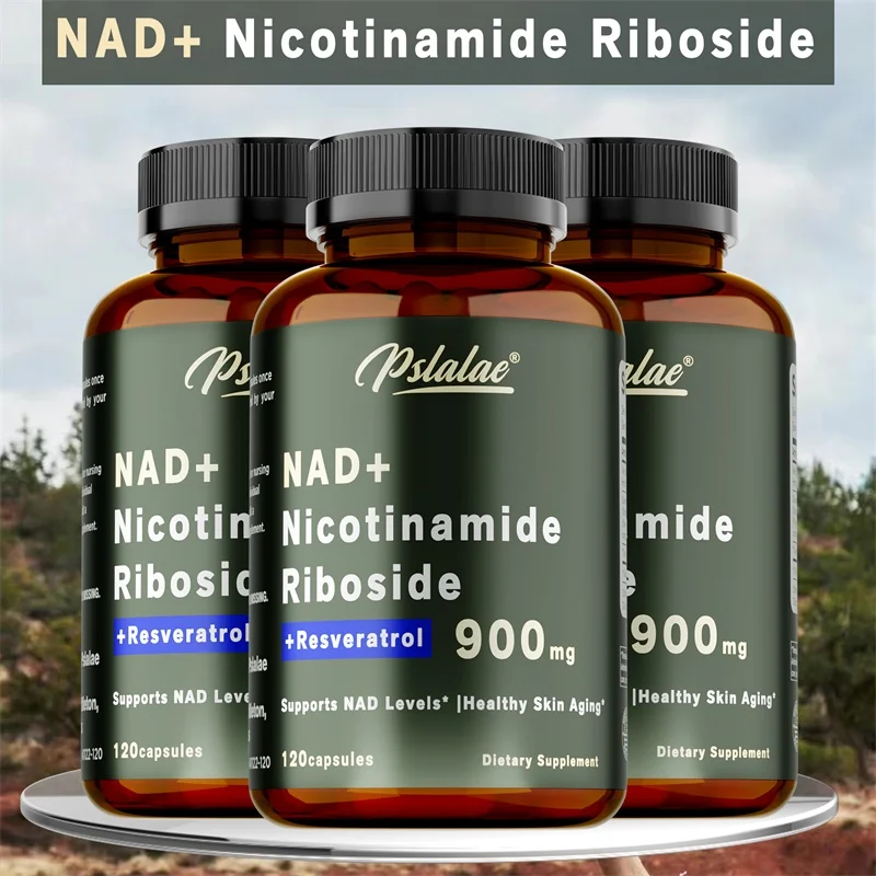 NAD+ Resveratrol Supplements NAD+ Nicotinamide Riboside with Quercetin & Resveratrol Antioxidant Supports Cell Health Brain Vision and Heart Health
