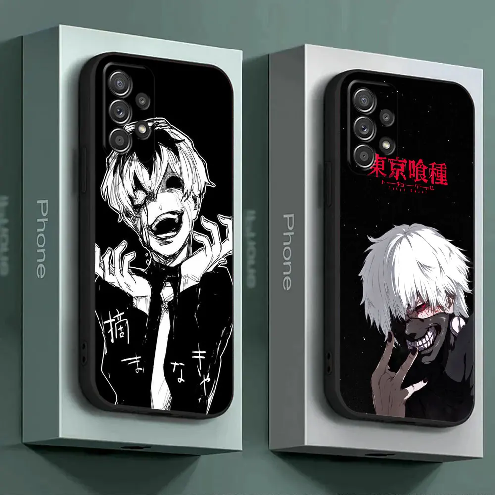 Tokyo Anime Ghoul Black Art Soft Cover Case – Premium Protective Phone Cover with Stylish Design