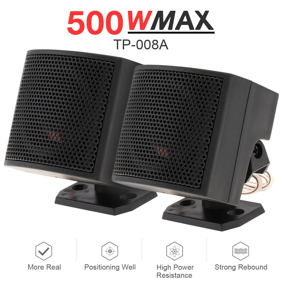 Altavoz de gama completa, altavoces de coche de 5W 4Ω, altavoz de audio de  alta sensibilidad, adecuado para caja de sonido multimedia