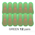 Green  12 Pairs