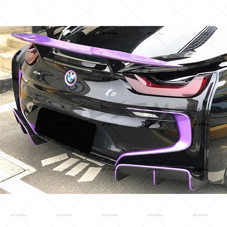 カーボンファイバーリアバンパーブレード,プロジッパータイプ,bmw i8 