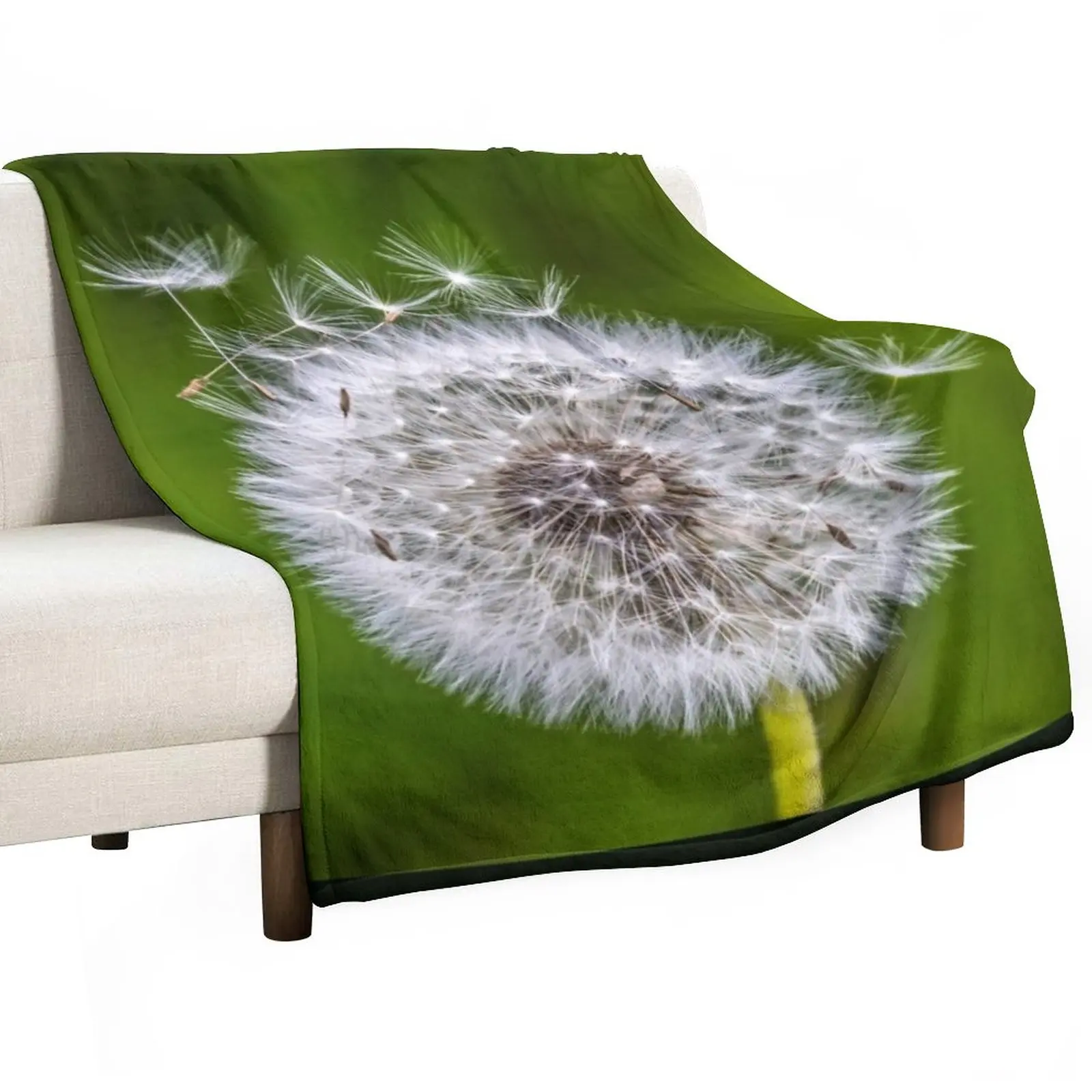 

Gift idea dandelion photo Throw Blanket Shaggy Blanket Soft Bed Blankets Thermal Blankets For Travel