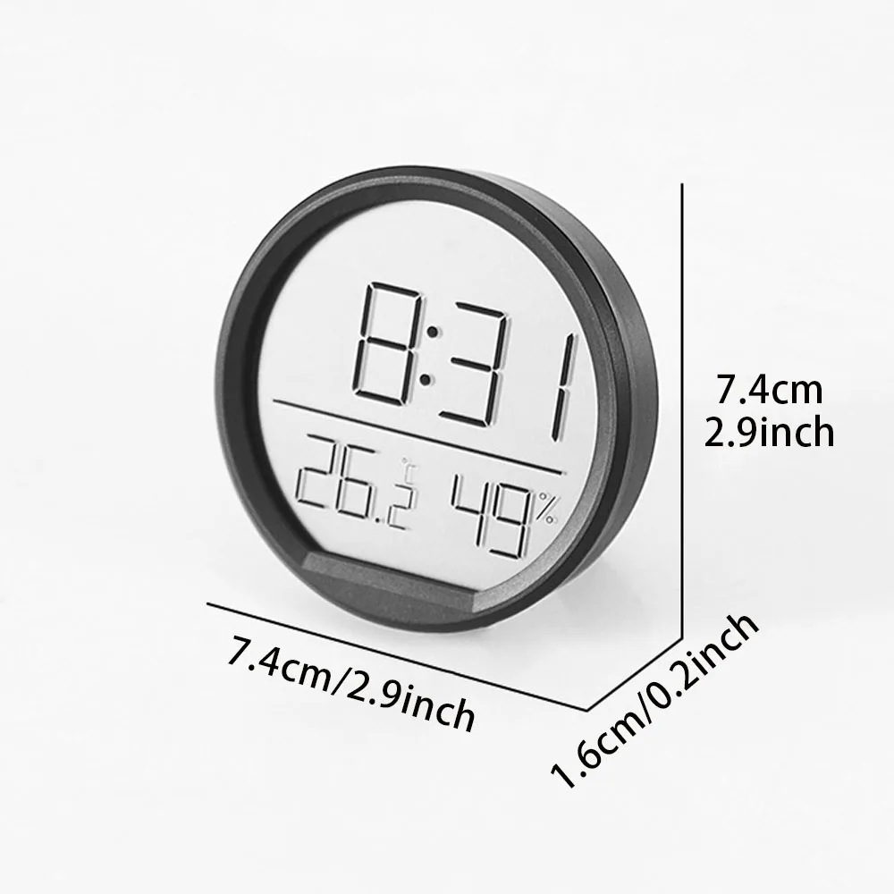 LED Digital Alarm Clock Electronic Digital Alarm Clock Screen Desktop for Home Office Backlight Temperature Display digital clock lcd digital clock