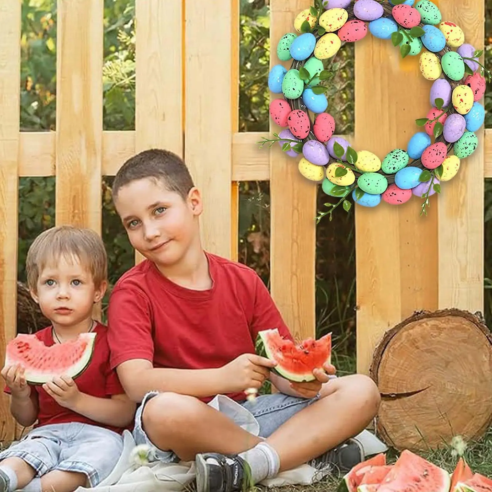 Easter Egg Wreath Decor 3
