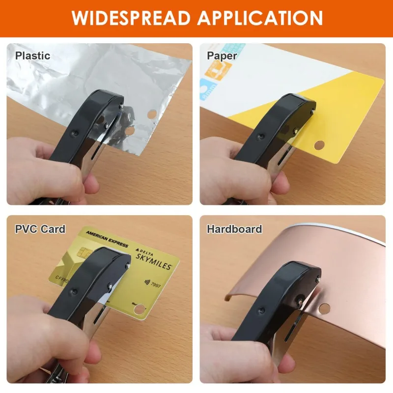 Single Hole Punch Round Hole Puncher Plier Tools Credit Photo Paper Card Corner Hand Tool For Plastic Paper Edge Banding circle hole punch hole punching tools paper punch