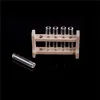 Hot Sale 5pcs/set Laboratory Glass Test Tubes with Wooden Rack Set 1:12 Dollhouse Miniature Accessory Decoration Ornament 3