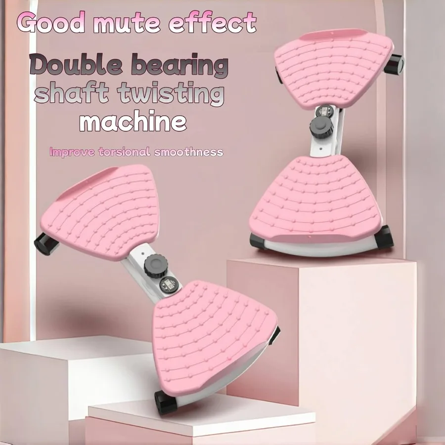 Waist Twisting Machine, Ab Twister Board for Women Belly Fat, Waist Twister with 330 lbs Capacity, Home Gym Exercise Equipment f