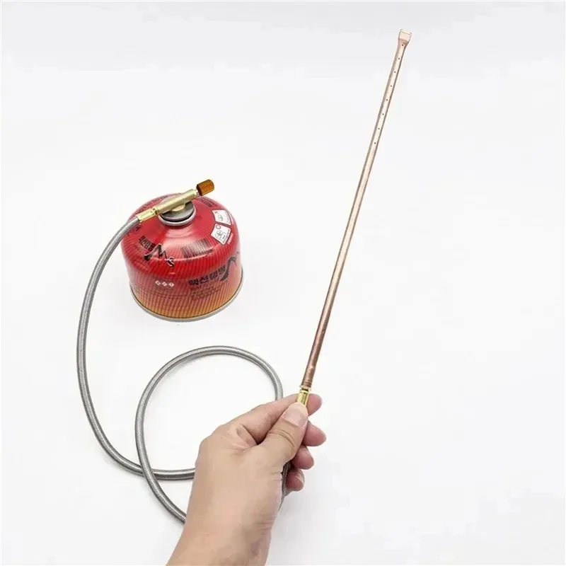 Outdoor Camping Handheld Torch - Portable Charcoal Igniter Fire Starter for Grills Wood Stoves Reusable Blowtorch for Barbecue