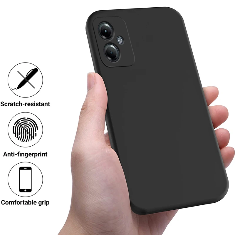 Premium Liquid Silicone Case with Flocking Interior and Strap - Soft Protective Cover