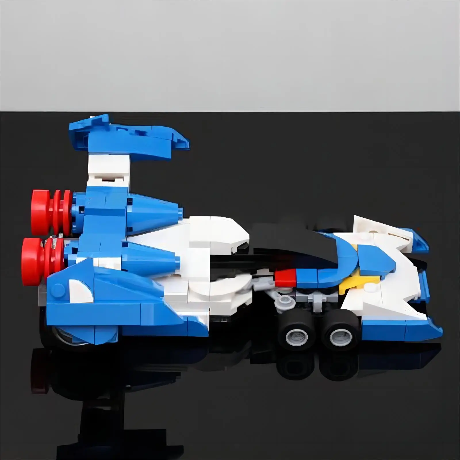 창의적인 도시 차량 블록 MOC 포뮬러 슈퍼 레이싱 아수라다 GSX 모델 DIY 어린이 퍼즐 조립 장난감 생일 선물