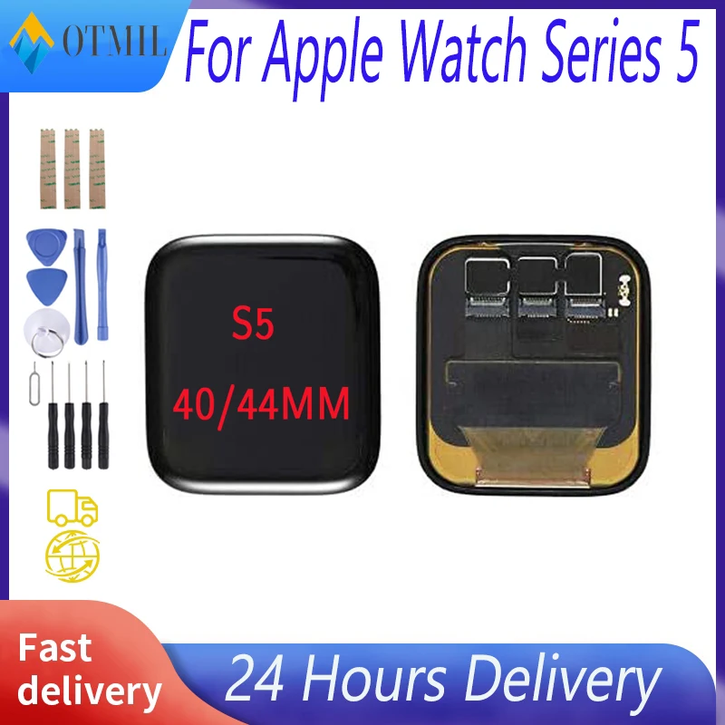 

40 44 мм для Apple Watch Series 5, ЖК-дисплей для часов серии 5, ЖК-дисплей Pantalla 40 мм 44 мм, замена
