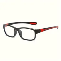 3 Pairs of Unisex Sports Reading Glasses Rectangular Frame Anti Blue Light Comfortable Reading Glasses for Elderly People 2
