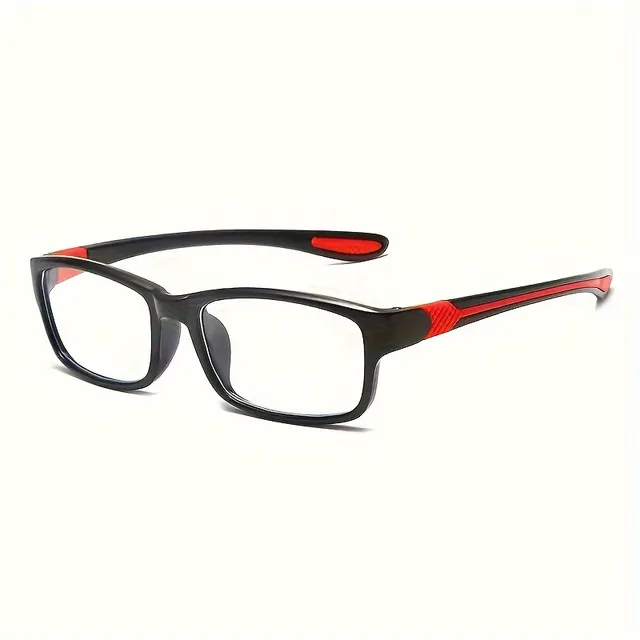 3 Pairs of Unisex Sports Reading Glasses Rectangular Frame Anti Blue Light Comfortable Reading Glasses for Elderly People 2
