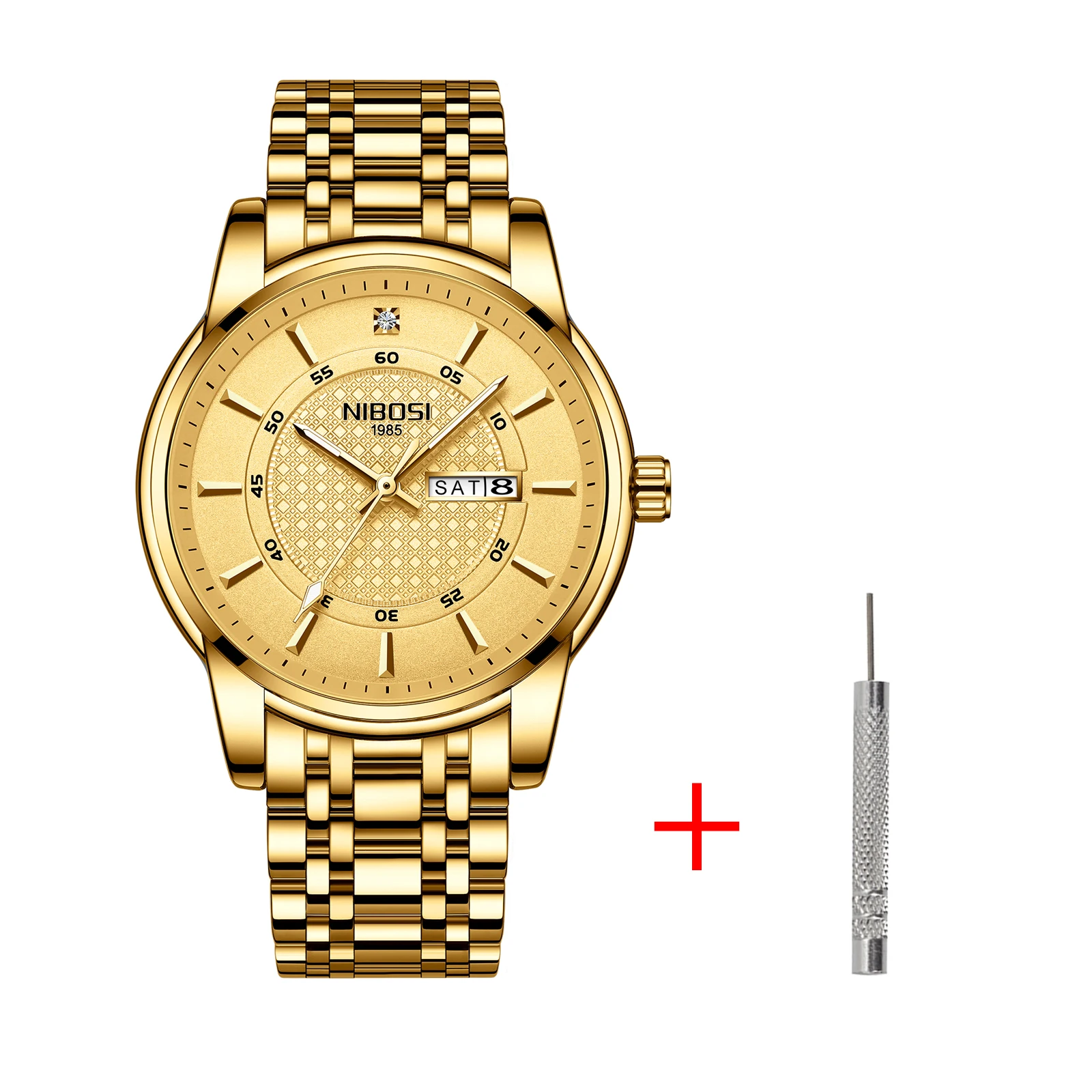 Relogio Masculino NIBOSI Brand Design Men Watch Waterproof Stainless Steel Sports Quartz Watches For Men Relojes Para Hombre 