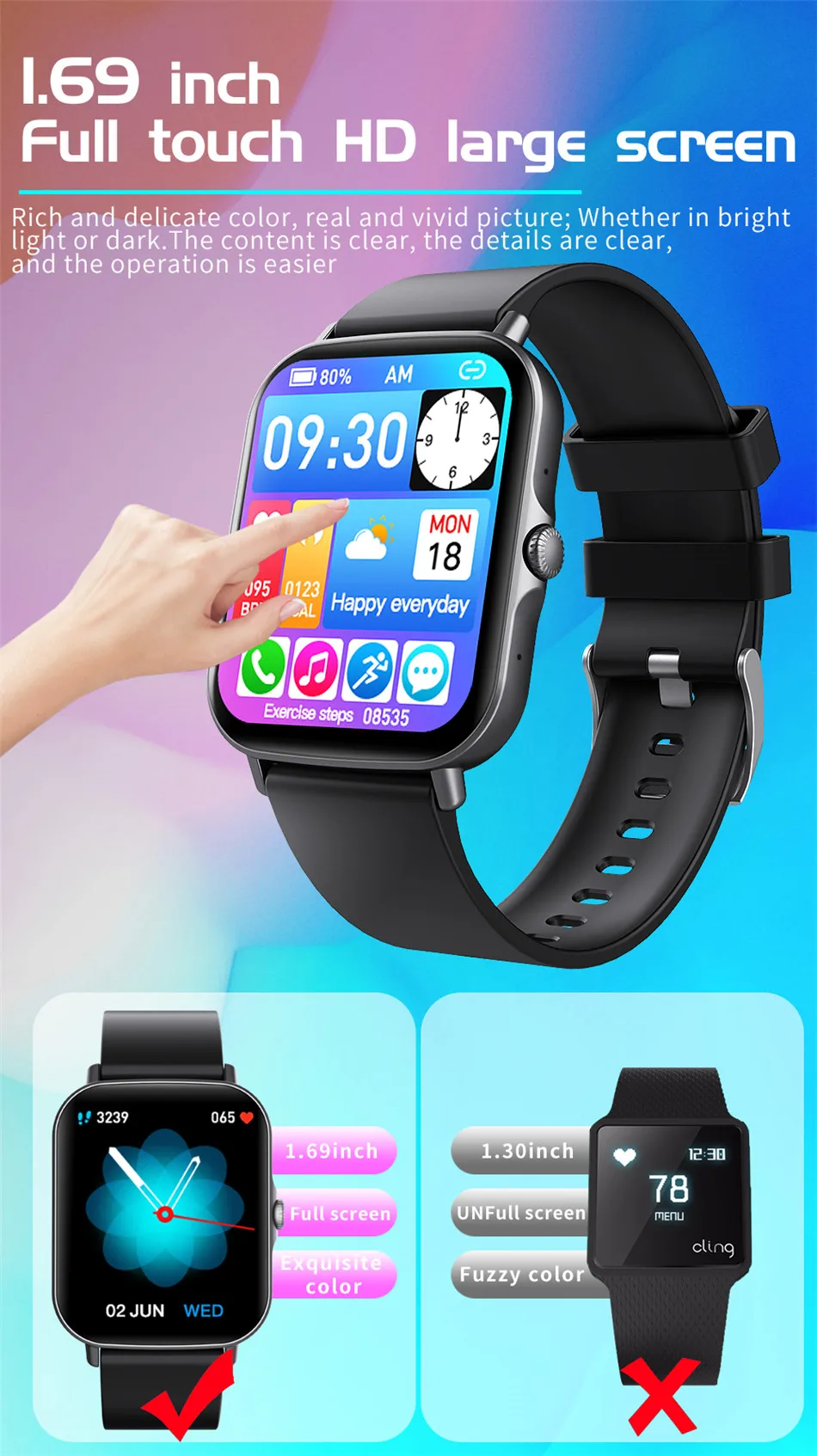 LIGE Bluetooth Call men Smart Watch Men Sports Fitness Tracker Music Smartwatch women Smartwatch Blood Pressure Heart Rate watch