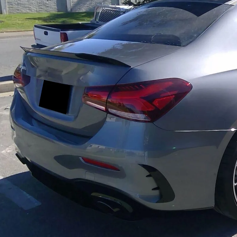 메르세데스-벤츠 액세서리에 적합 CLA W177 세단 A45 A35 A180 A200 A220 AMG 2019 + 후면 범퍼 스포일러 사이드 카나드 에어 벤트 커버