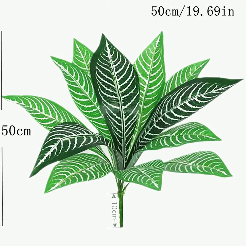Artificial Green Palm Tree Arrangement - Desktop Home and Office Decor