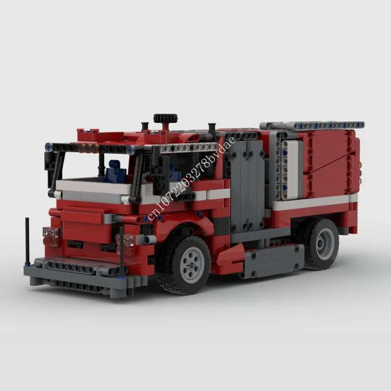 

794PCS High-Tech MOC City Fire Engine Model Building Blocks Technology Bricks Sets DIY Creative Assembly Toys Birthday Gifts
