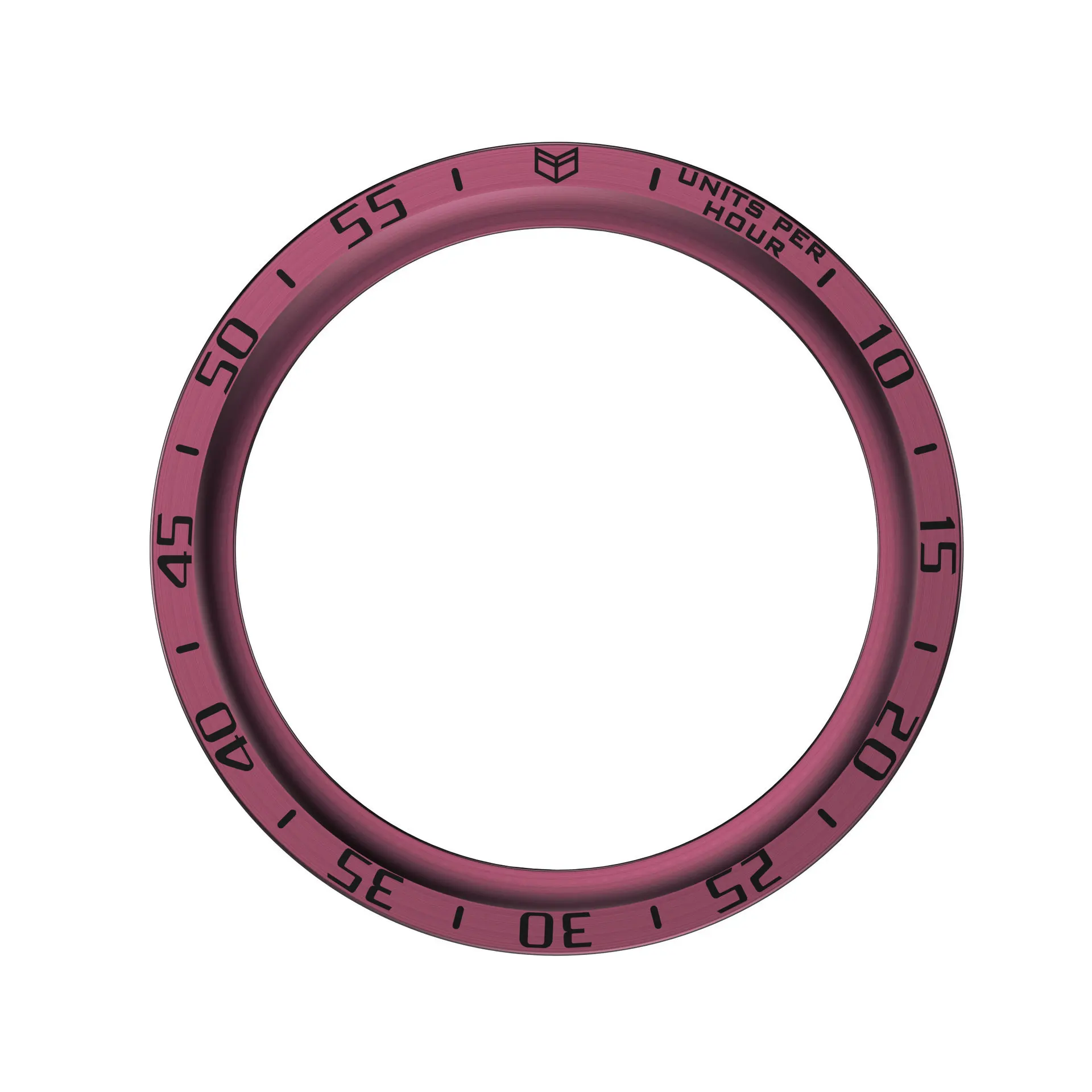 Sleek Rotating Metal Bezel Ring with Time Scale Protective Cover