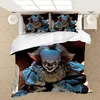 Pennywise-IT Bedding Set Duvet Covers Horror Movie Clown Series Comforter Bedding Sets Bedclothes Bed Linen(NO Sheet) AYR 2
