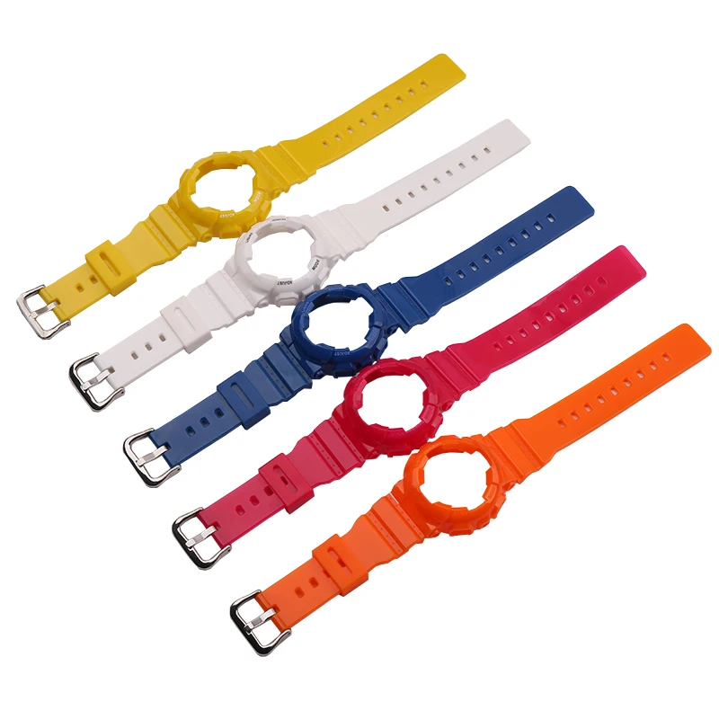 Watch Accessories Case Strap For BABY-G Series BA-110  BA-112 120 111 Sports Waterproof Women's Watch Strap