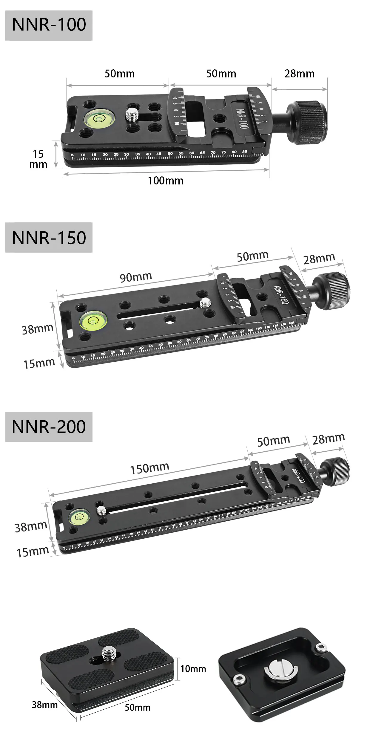 Piastra Sgancio Rapido 200mm Per Fotocamera - Compatibile Arca Swiss - Per Treppiedi - Foto 13